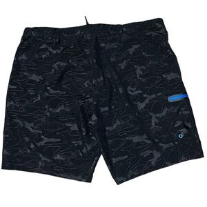 NWOT Men’s Swim Trunks, Zeroxposur. Pockets, tie, poly, spandex, Velcro